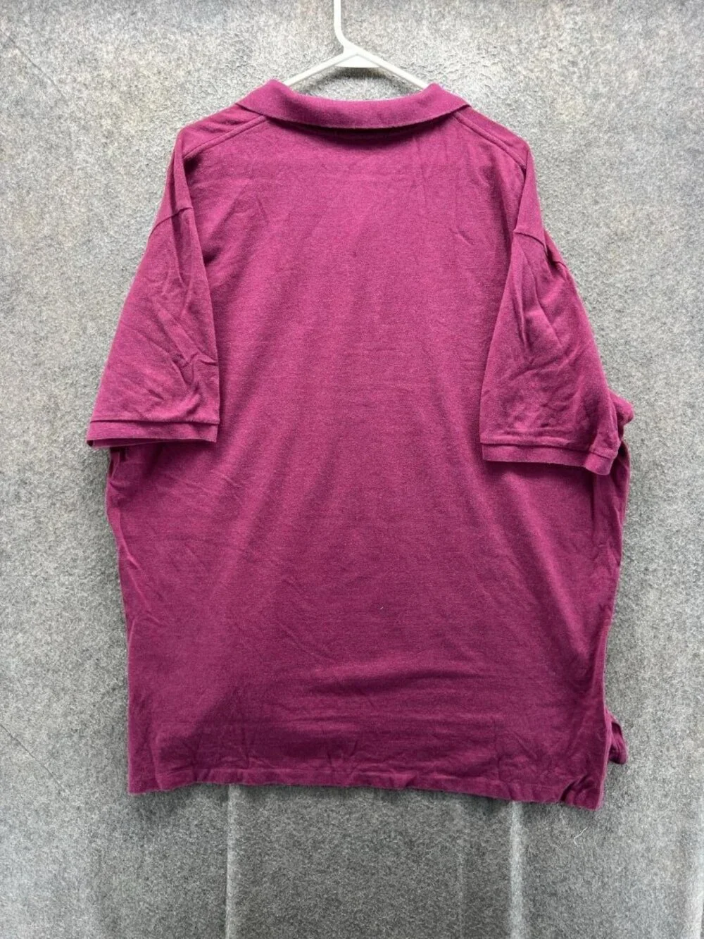 Polo Ralph Lauren Polo Shirt Men 2XL Purple Pony Cotton Casual Solid Knit
